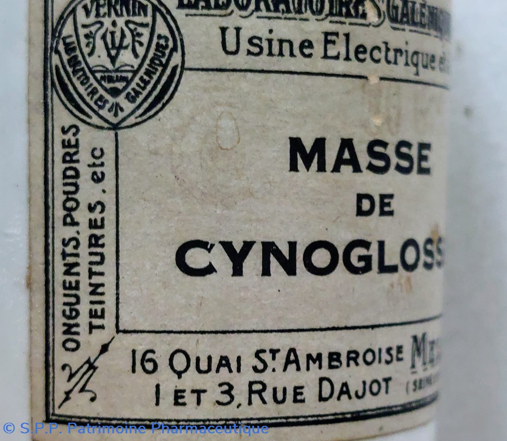 science pharmacie masse de cynoglosse lab galeniques vernin