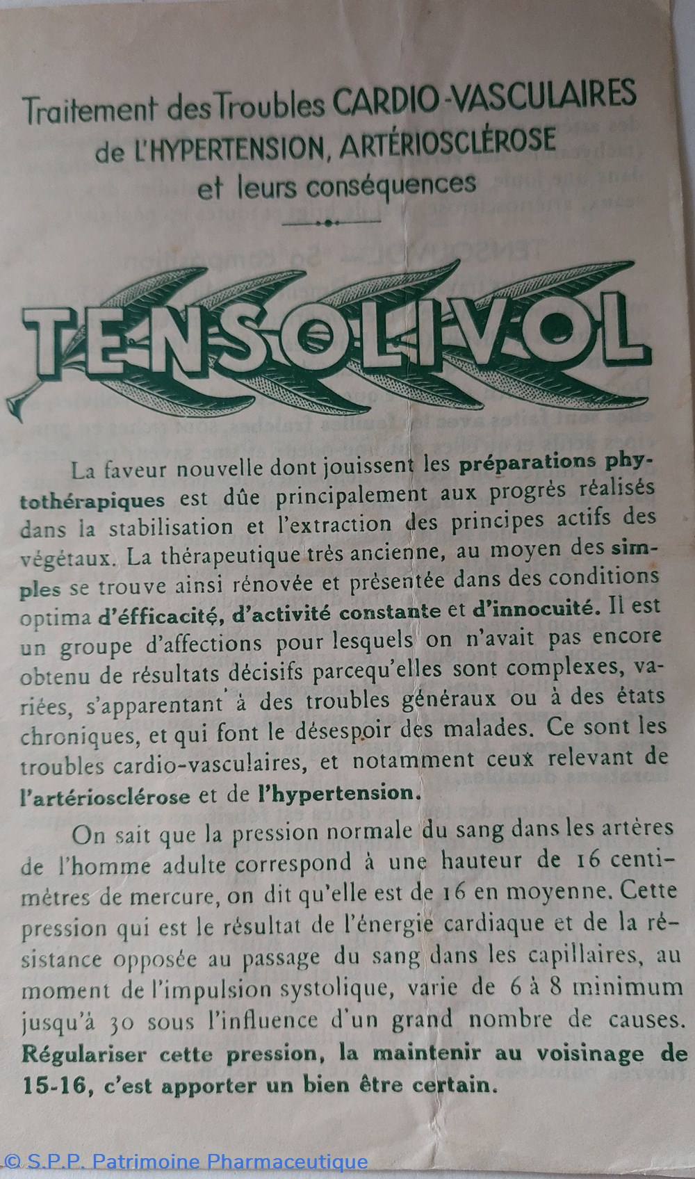 TENSOLIVOL info produit documents anciens tensolivol info produit