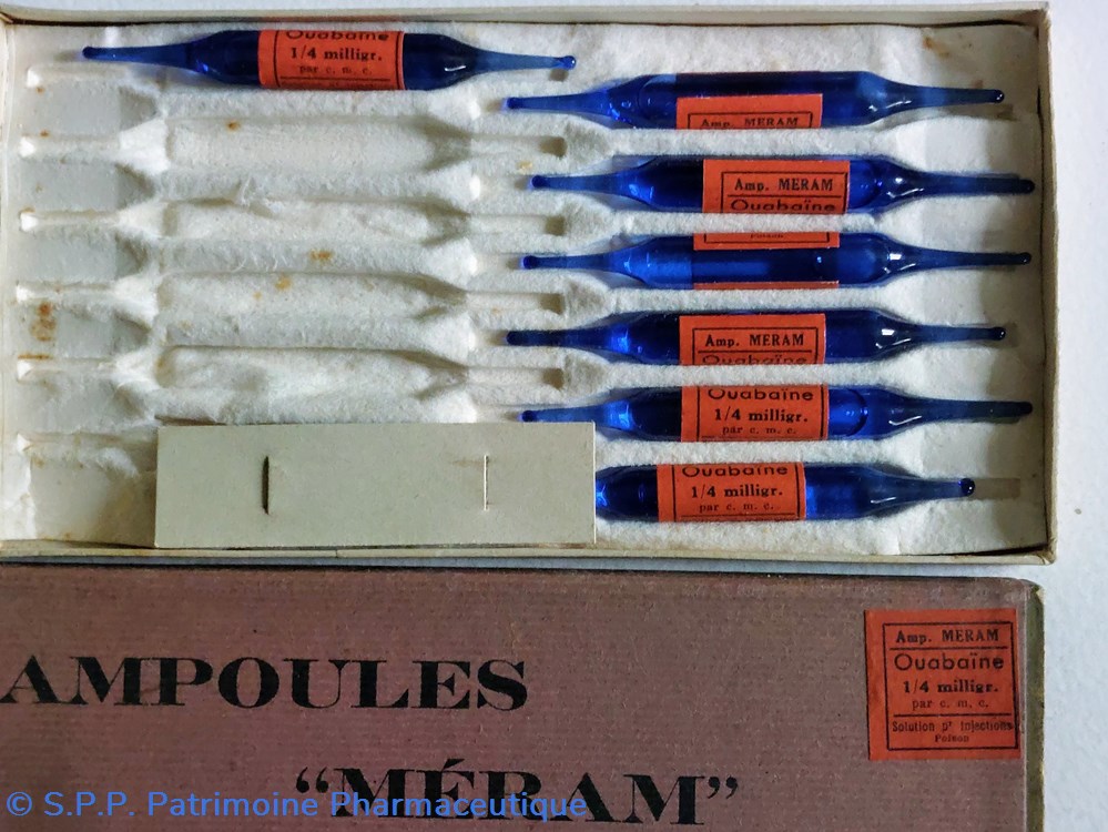 science pharmacie ouabaine ampoules meram 1 4 mg par cmc