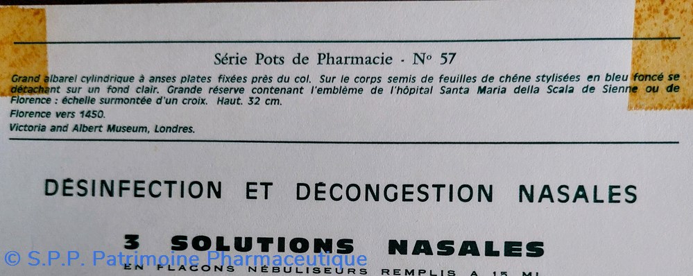 ROUSSEL N°57 ALBAREL - Florence 1450 4 science pharmacie roussel n 57 albarel florence 1450