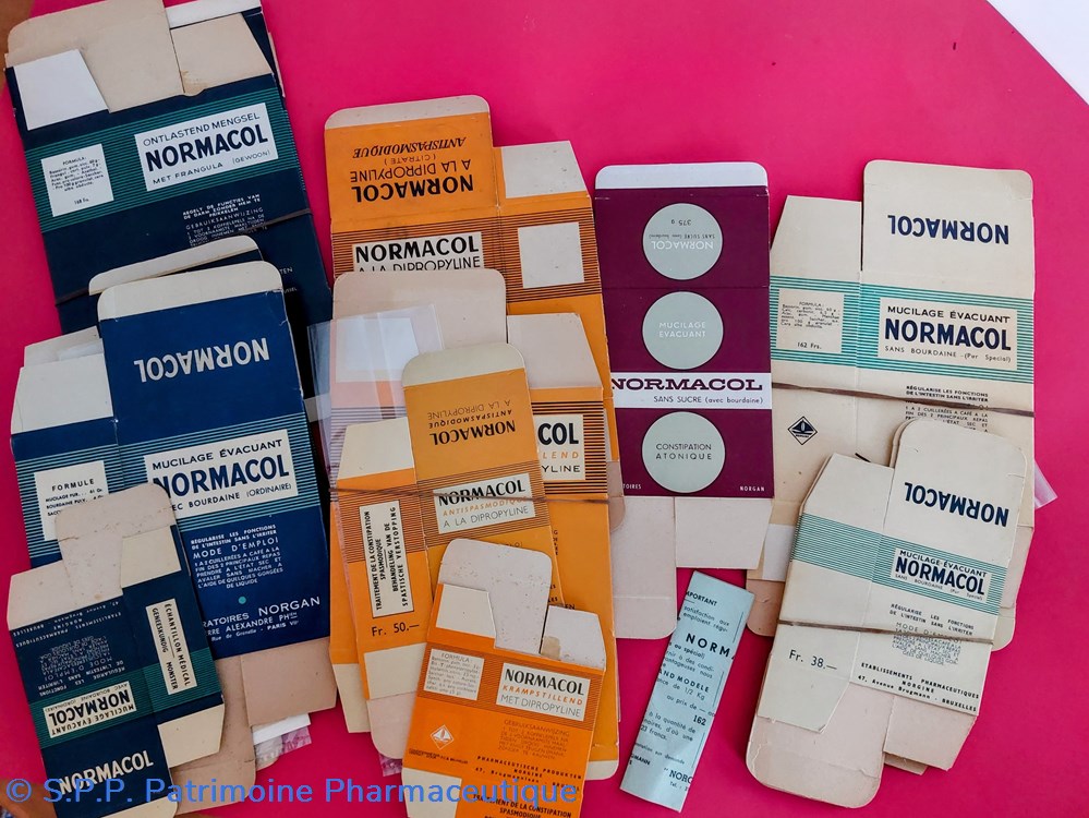 NORMACOL Norgine-Norgan Conditionnements 4 science pharmacie normacol norgine norgan conditionnements