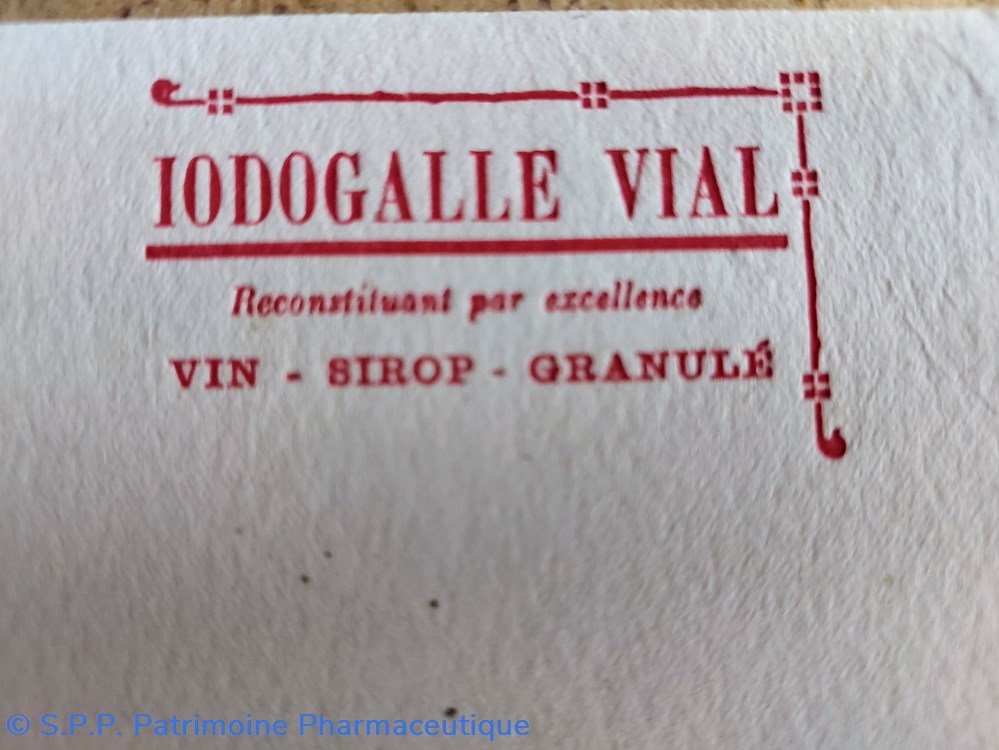MINERALOGÈNE BOSSON- IODOGALLE VIAL 2 science pharmacie mineralogene bosson iodogalle vial