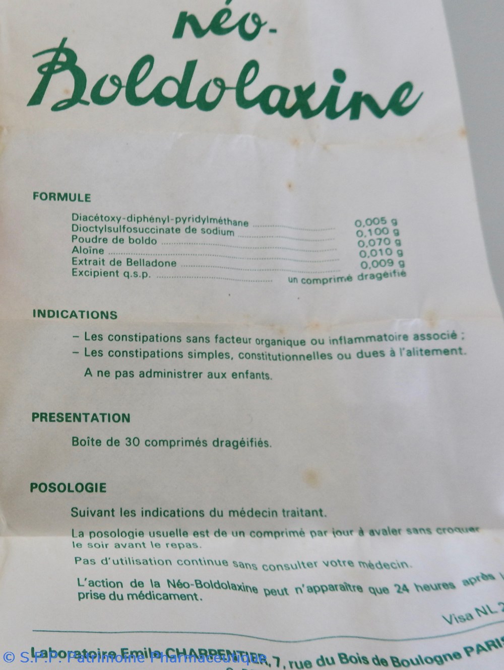 science pharmacie neo boldolaxine