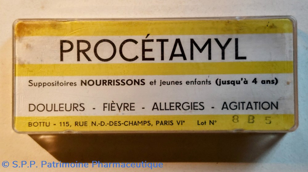 science pharmacie procetamyl suppositoires bottu