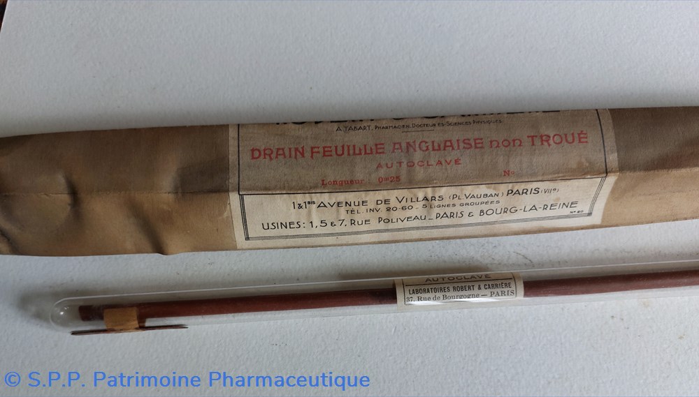 DRAIN N18 Autoclavé 25 cm. 3 science pharmacie drain n18 autoclave 25 cm