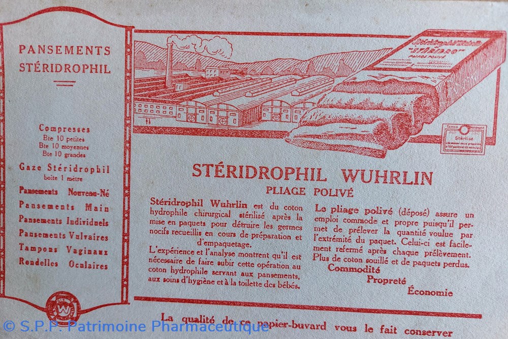 STERIDROPHIL WUHRLIN : Coton Hydrophile 4 science pharmacie steridrophil wuhrlin coton hydrophile