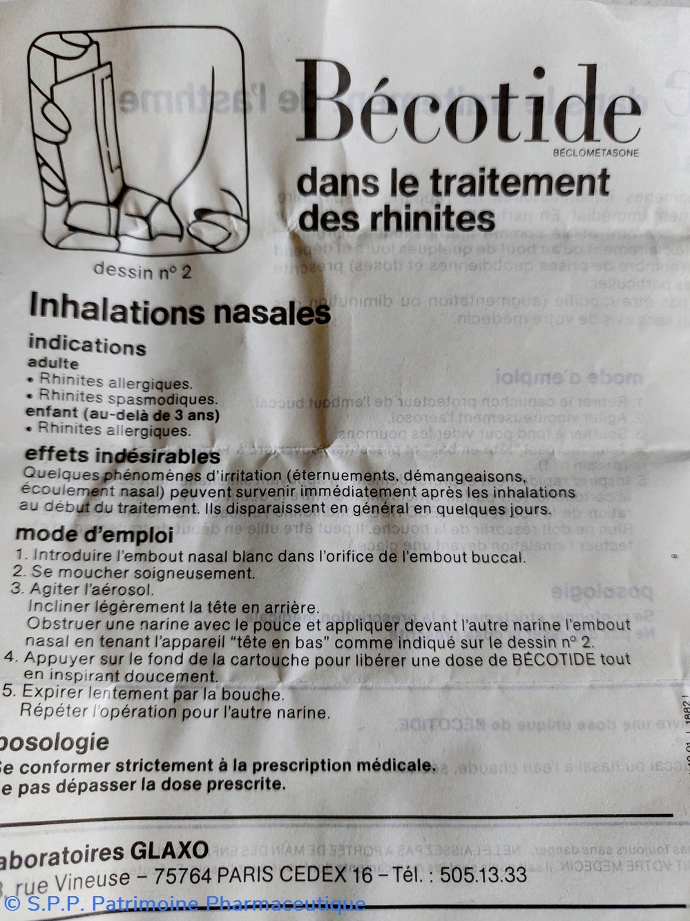 BÉCOTIDE ( Aérosol buccal et nasal) 7 science becotide aerosol buccal et nasal