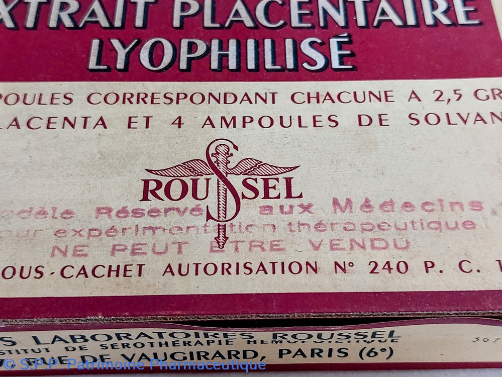 EXTRAIT PLACENTAIRE LYOPHILISÉ 4 Ampoules 8 science pharmacie extrait placentaire lyophilise 4 ampoules