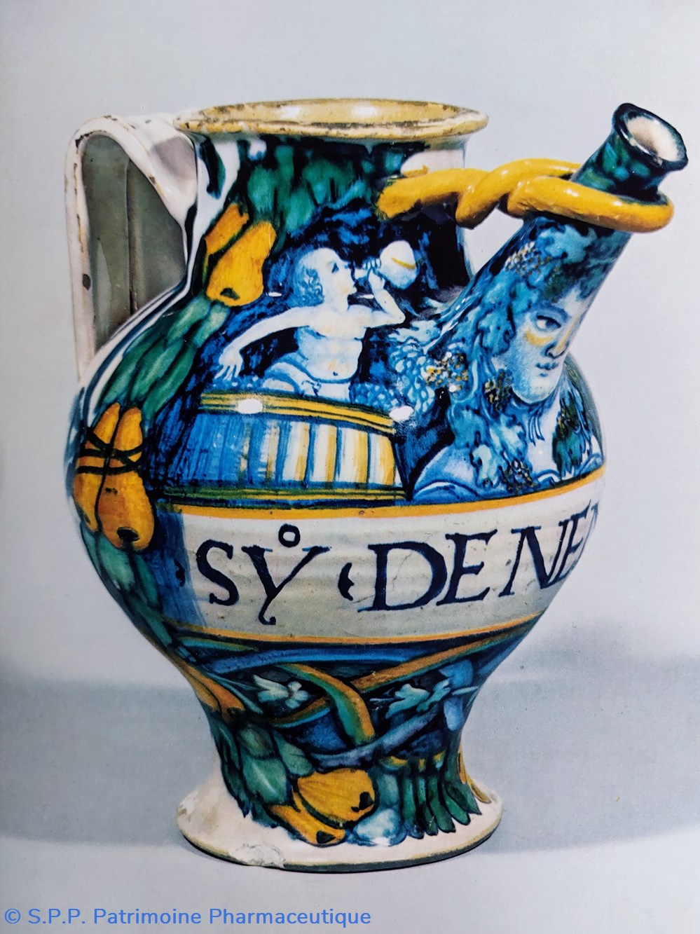 ROUSSEL N°40 CHEVRETTE 1507 Faience de SIENNE science pharmacie roussel n 40 chevrette 1507 faience de sienne