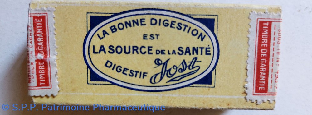 DIGESTIF JOST Petit modèle 12 Cachets 2 science pharmacie digestif jost petit modele 12 cachets