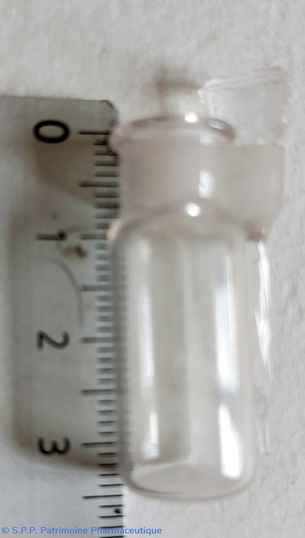 science a 4 petite fiole avec stylet en verre
