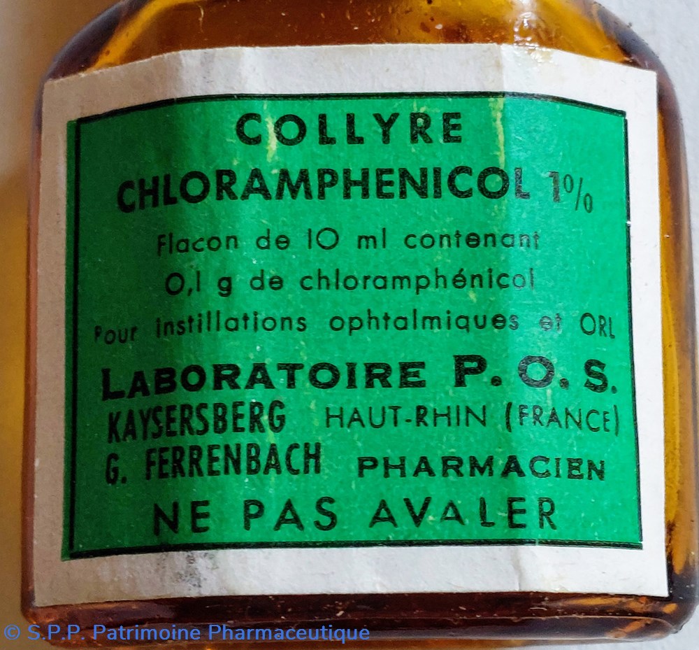 COLLYRE CHLORAMPHENICOL 1% - POS 7 science pharmacie collyre chloramphenicol 1 pos