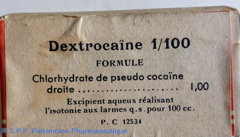 COLLYRE MARTINET DEXTROCAÏNE 1/100 2 science pharmacie collyre martinet dextrocaine 1 100