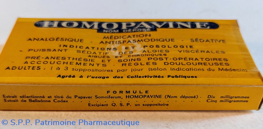 HOMOPAVINE ( 5 suppositoires) 8 science pharmacie homopavine 5 suppositoires