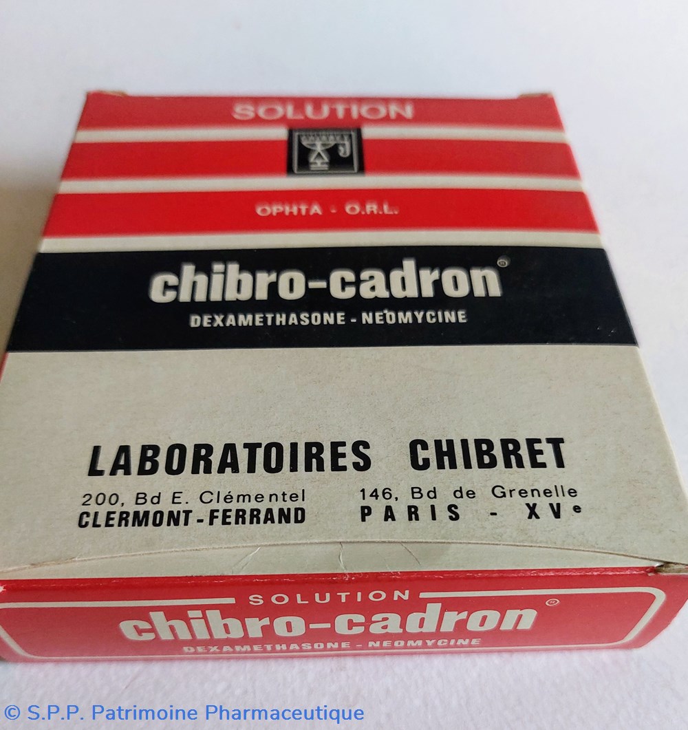 CHIBRO - CADRON ( OPHTA. - O.R.L.) science chibro cadron ophta o r l