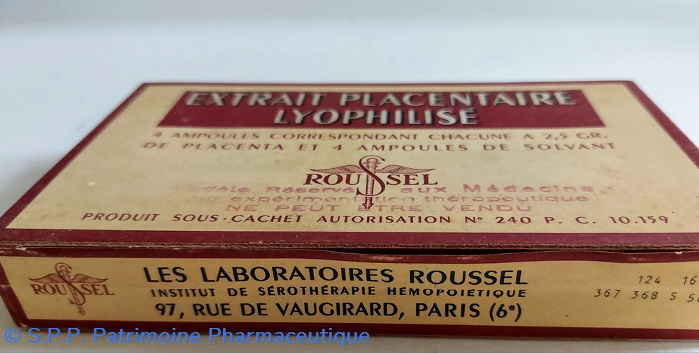 EXTRAIT PLACENTAIRE LYOPHILISÉ 4 Ampoules 2 science pharmacie extrait placentaire lyophilise 4 ampoules