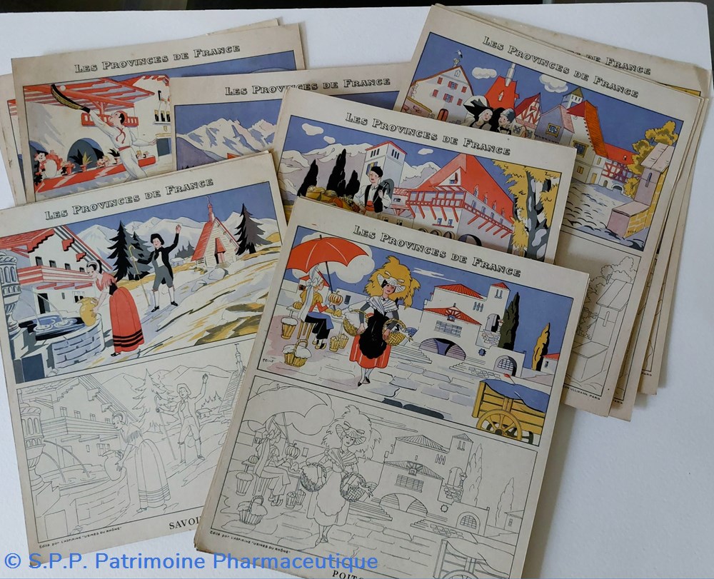 objets publicitaires fiches de provinces a colorier aspirine