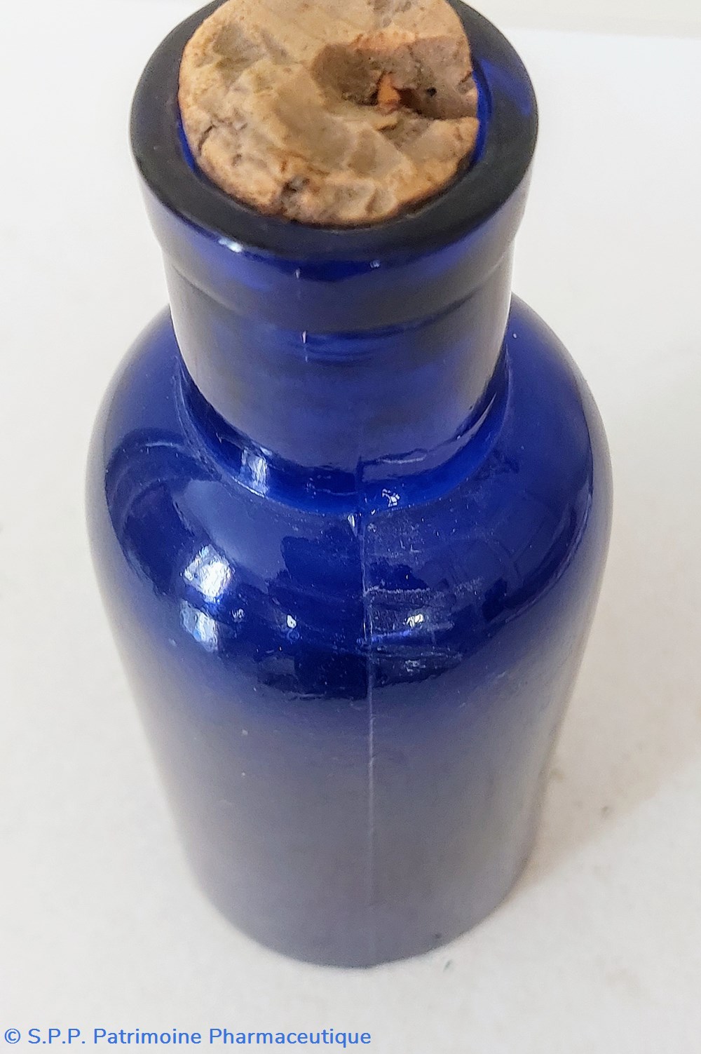 science pharmacie bleu petite bouteille bleue h 15 cm