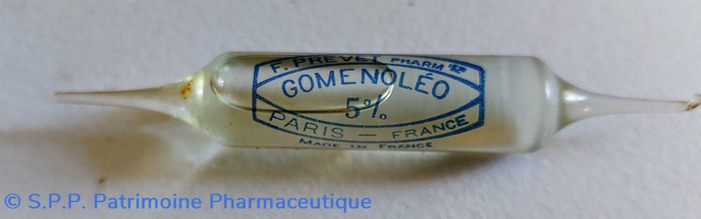 GOMENOLÉON 5% Ampoules de 5,5 cc 5 science pharmacie gomenoleon 5 ampoules de 5 5 cc