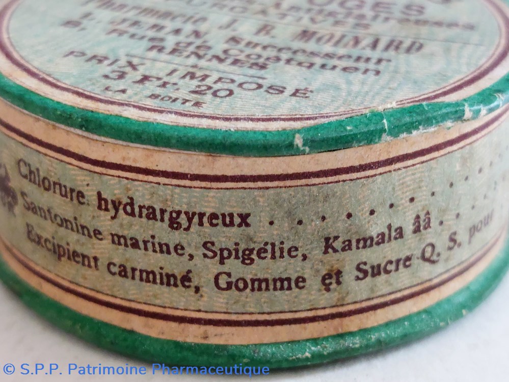 DRAGÉES RAME VERMIFUGES J. B. Moinard 2 science pharmacie dragees rame vermifuges j b moinard