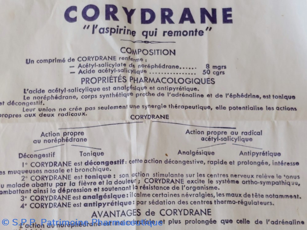 CORYDRANE Comprimés DELAGRANGE 5 science pharmacie corydrane comprimes delagrange