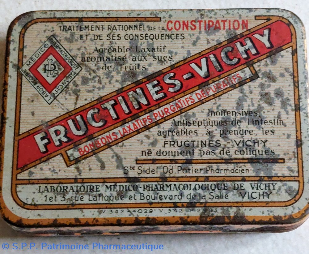 science pharmacie fructines vichy bonbons laxatif