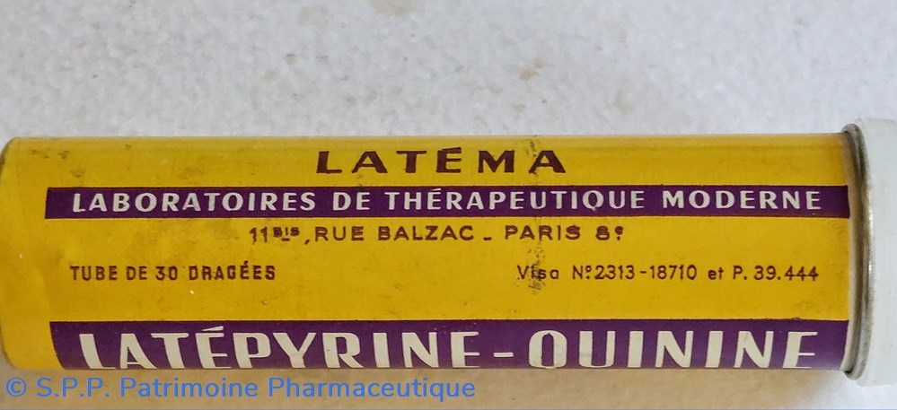 LATÉPYRINE- QUININE 30 Dragées 4 science latepyrine quinine 30 dragees
