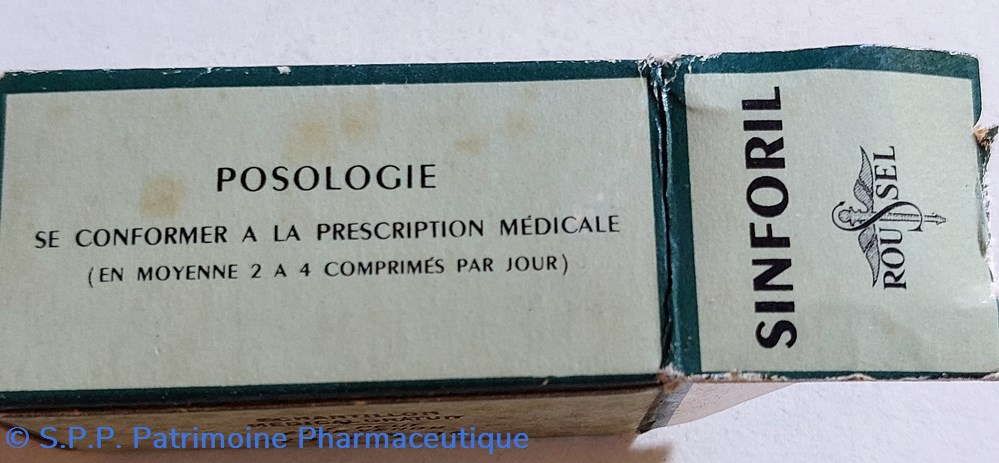 SINFORIL 20 COMPRIMÉS LAB ROUSSEL 8 science pharmacie sinforil 20 comprimes lab roussel