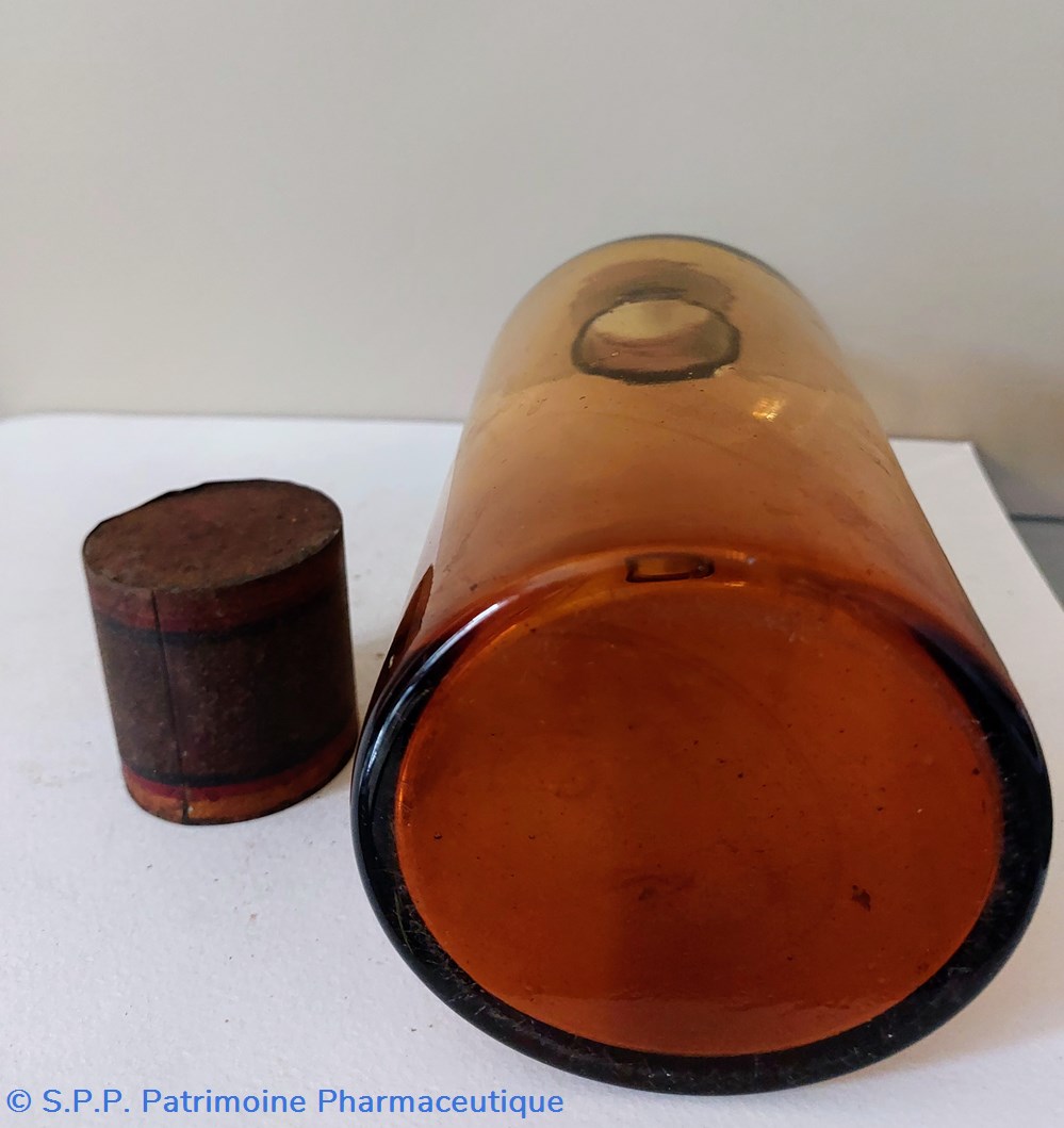 Flacon en verre ambré H 27 5 science pharmacie flacon en verre ambre h 27