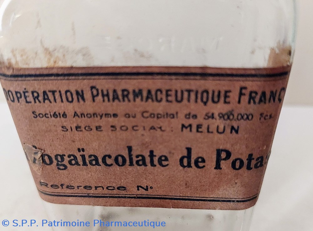 Sulfogaiacolate de Potasse 7 science pharmacie sulfogaiacolate de potasse