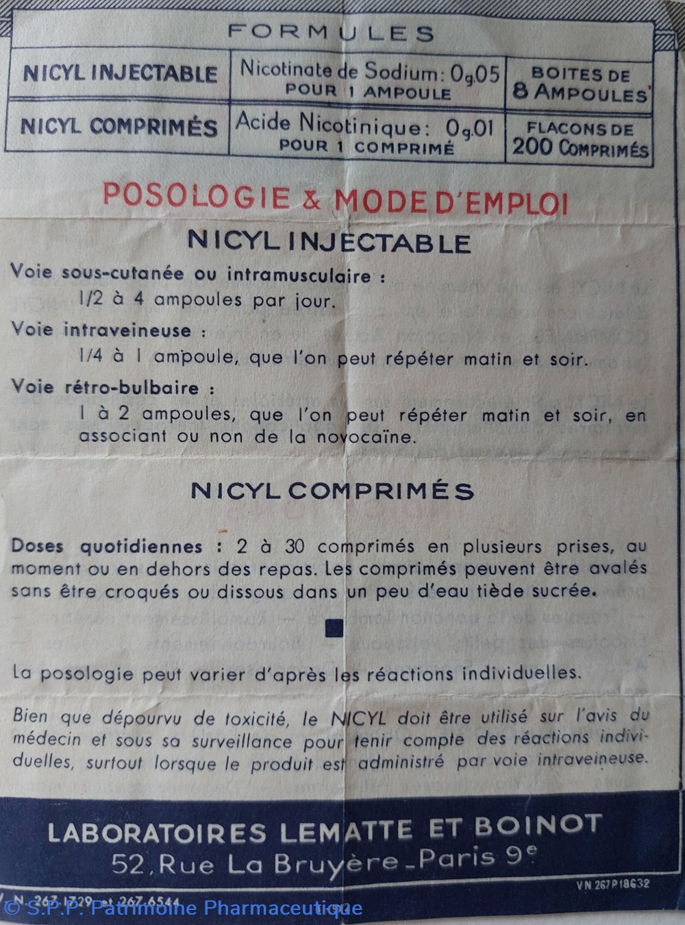 documents anciens nicyl info produit