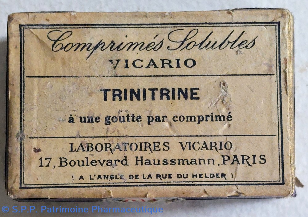 TRINITRINE Comprimés solubles VICARIO science pharmacie trinitrine comprimes solubles vicario