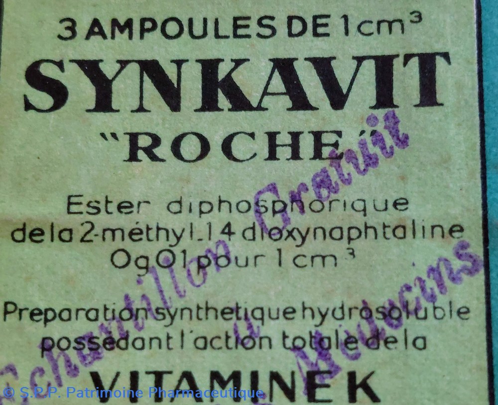 science pharmacie synkavit 3 ampoules 1 cm3 vitamine k