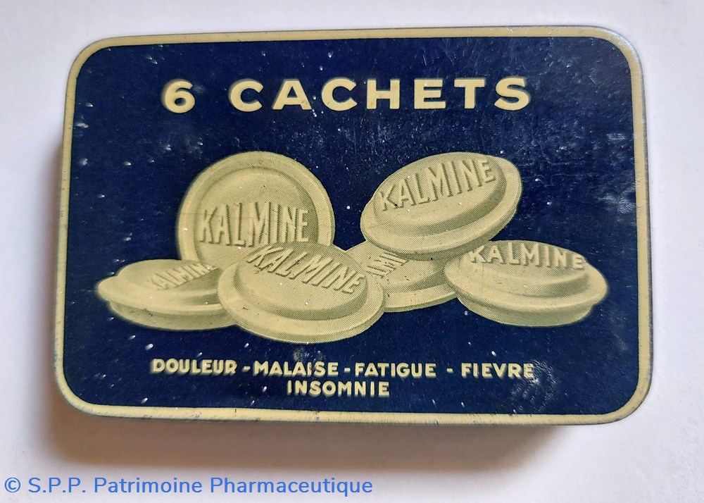 KALMINE MÉTADIER boîte de 6 CACHETS science pharmacie kalmine metadier boite de 6 cachets