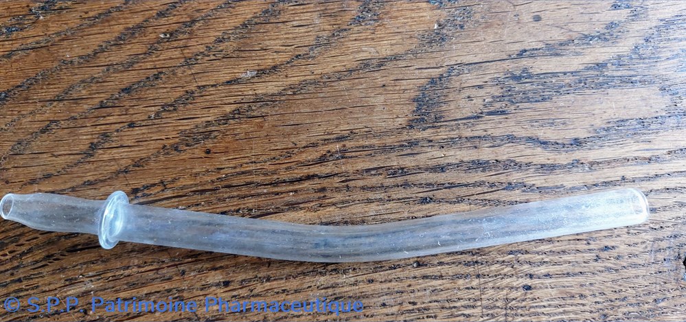 Tube en verre courbé 19 cm science pharmacie tube en verre courbe 19 cm
