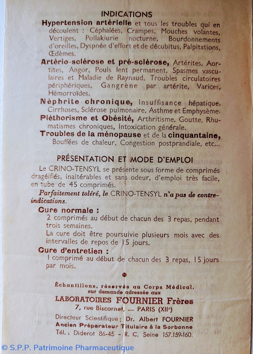 documents anciens crino tensyl info produit
