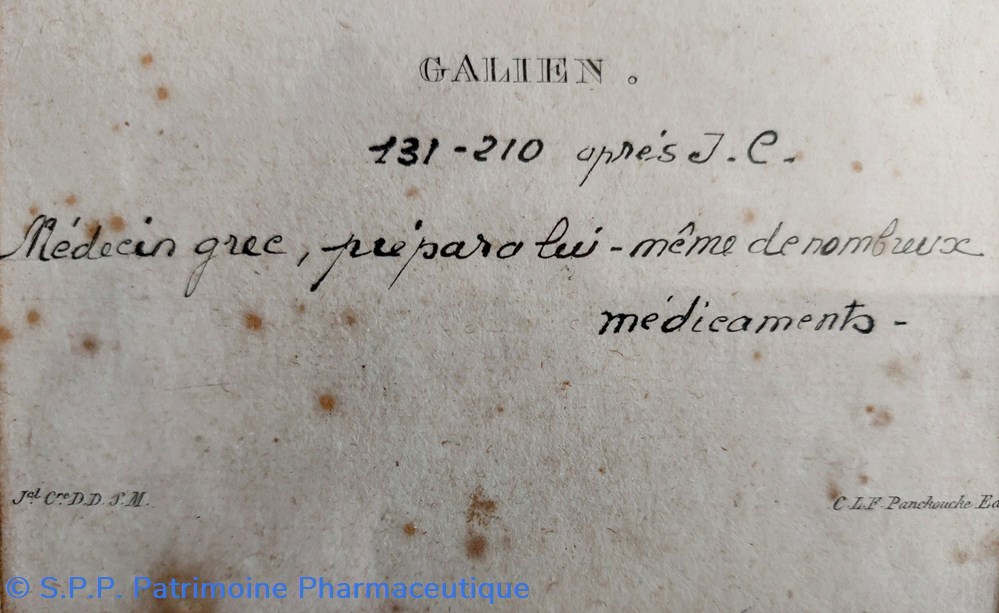 science pharmacie portrait de galien 131 210 apres jc