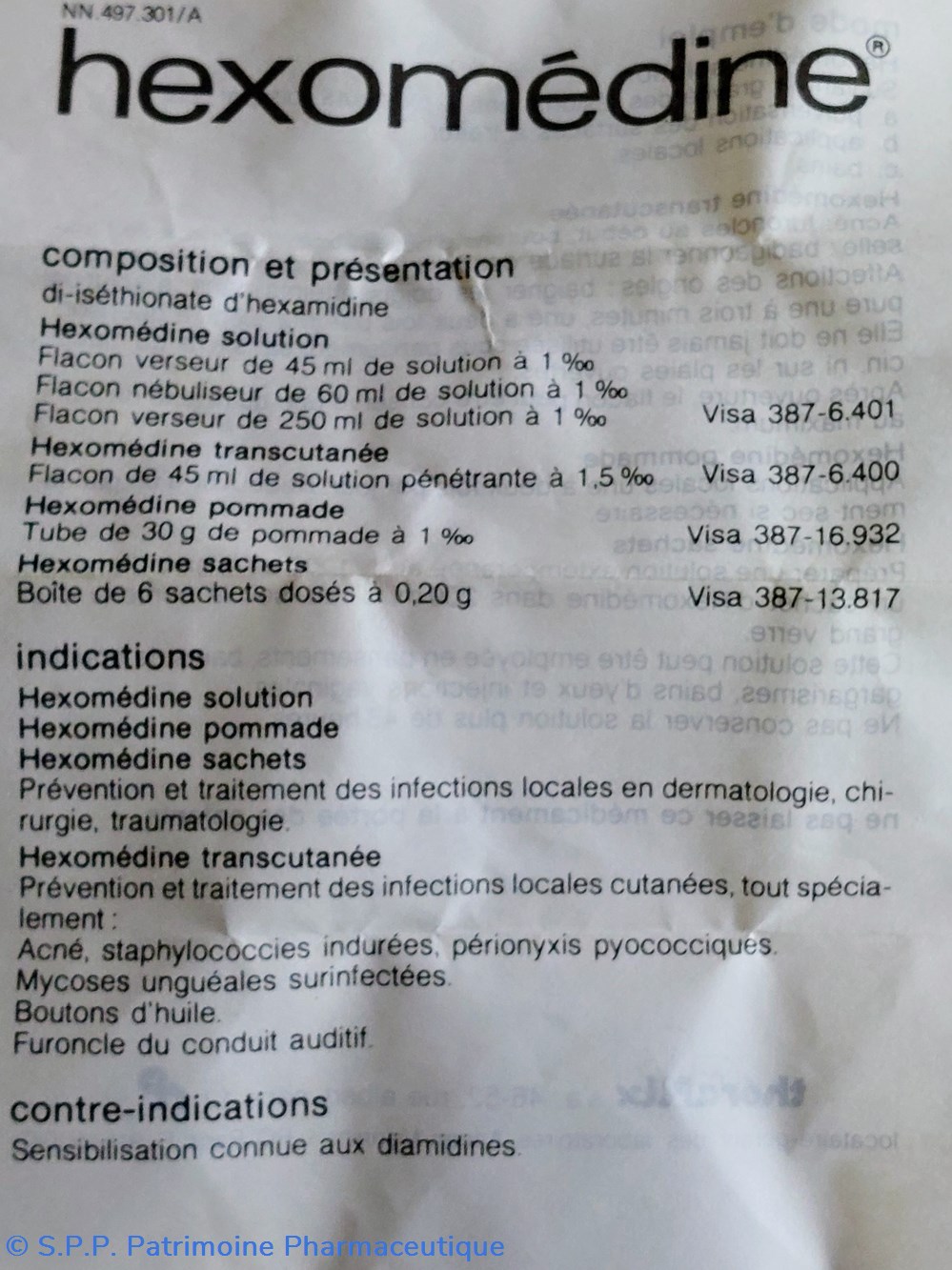 science pharmacie hexomedine transcutanee flacon 45 ml