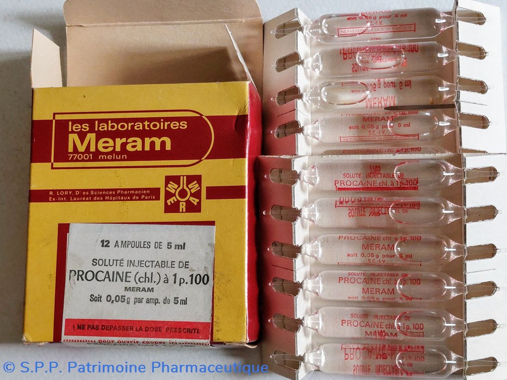 12 ampoules 5 ml PROCAÏNE Chl à 1 % 5 science pharmacie 12 ampoules 5 ml procaine chl a 1