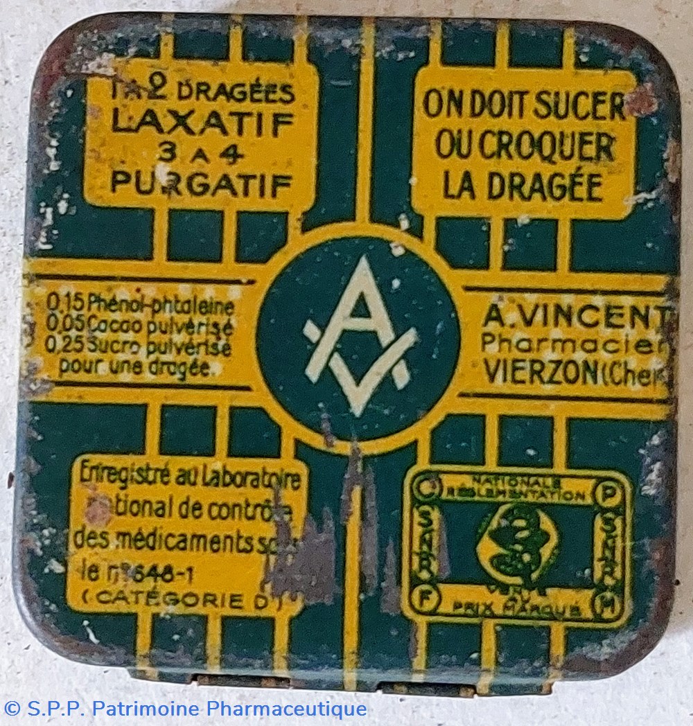 LAXILINE Laxatif Purgatif / lot de trois boîtes 5 science pharmacie laxiline laxatif purgatif lot de trois boites