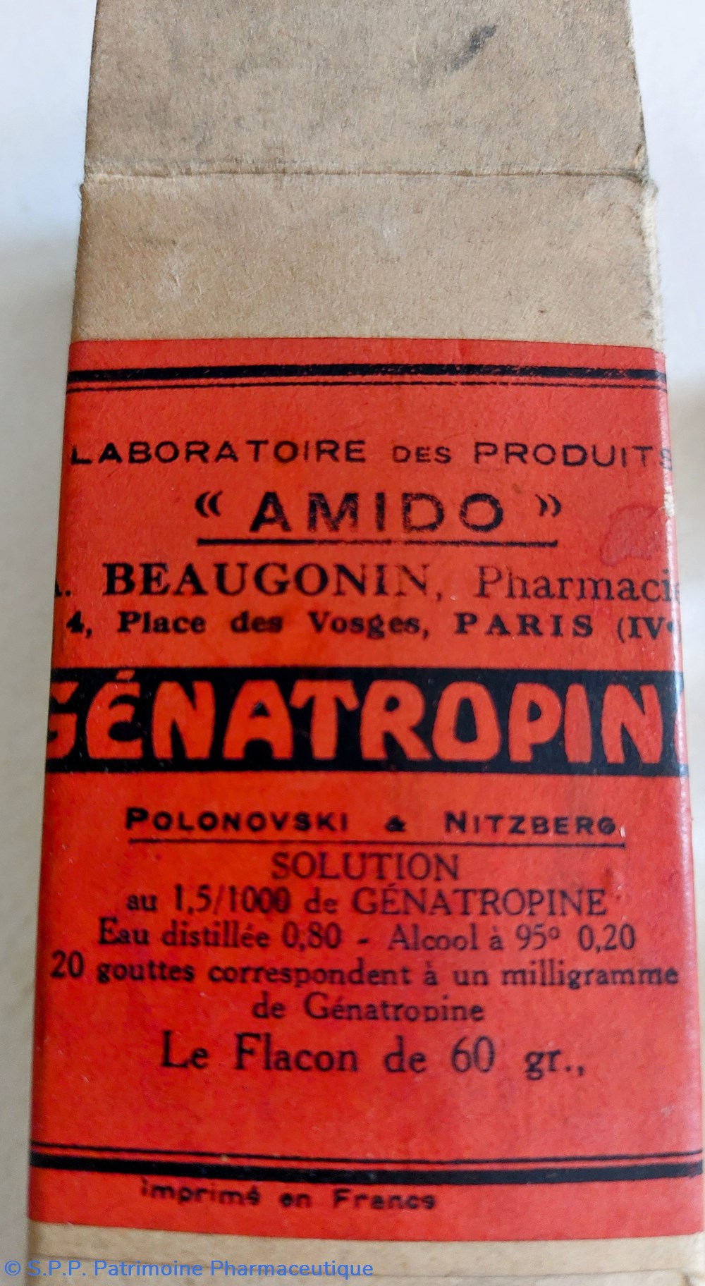 science pharmacie genatropine flacon 60 gr