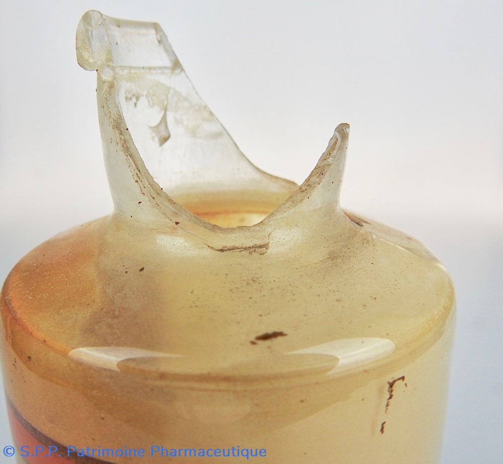 science flacon en verre petit modele pharmacie ravasse