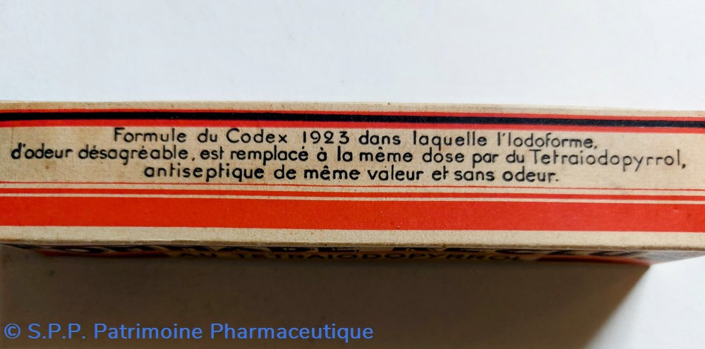 science pharmacie pommade reclus au tetraiodopyrrol