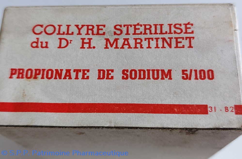 COLLYRE MARTINET PROPIONATE DE SODIUM 5/100 3 science pharmacie collyre martinet propionate de sodium 5 100