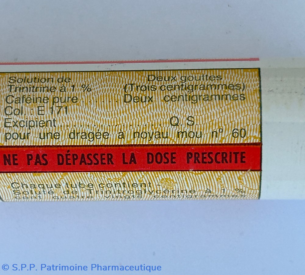 TRINITRINE Caféinée Dubois (60 dragées) 2 science pharmacie trinitrine cafeinee dubois 60 dragees