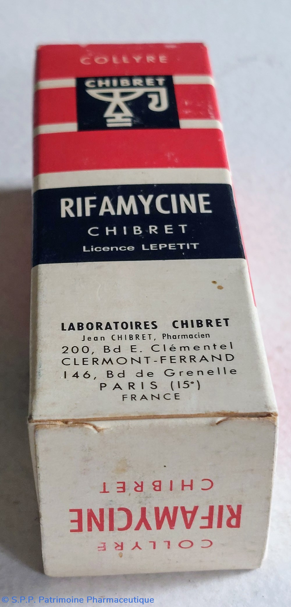 science pharmacie collyre rifamycine chibret