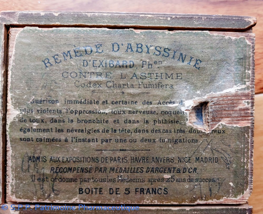 REMÈDE D'ABYSSINIE d'Exigard ph. science pharmacie remede abyssinie exigard ph