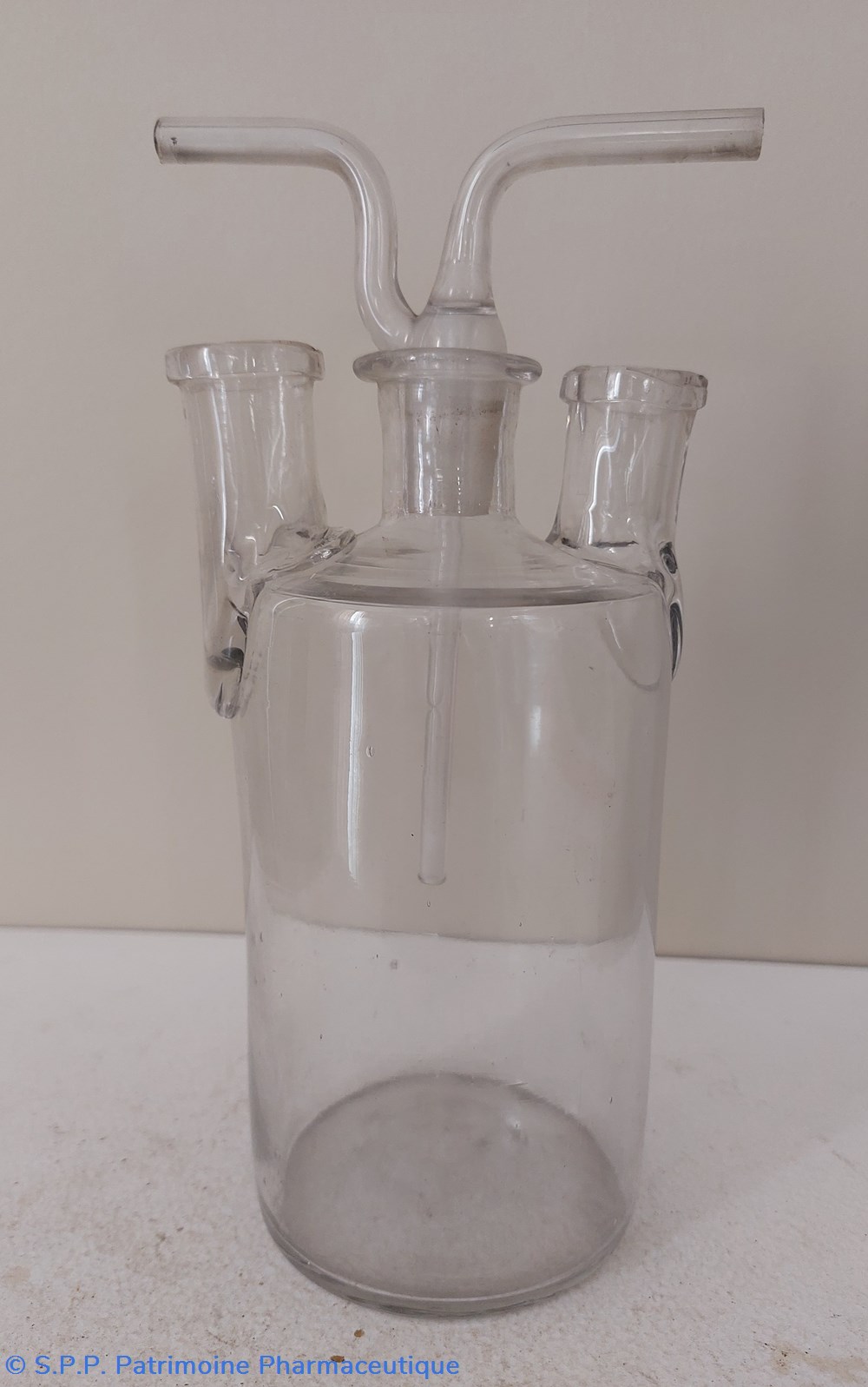 science pharmacie bocal de laboratoire 3 goulots