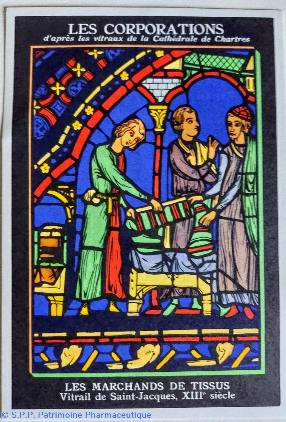 SPECIA Cartes "collection 2"- Vitraux de Chartres 6 objets publicitaires specia cartes collection 2 vitraux de chartres