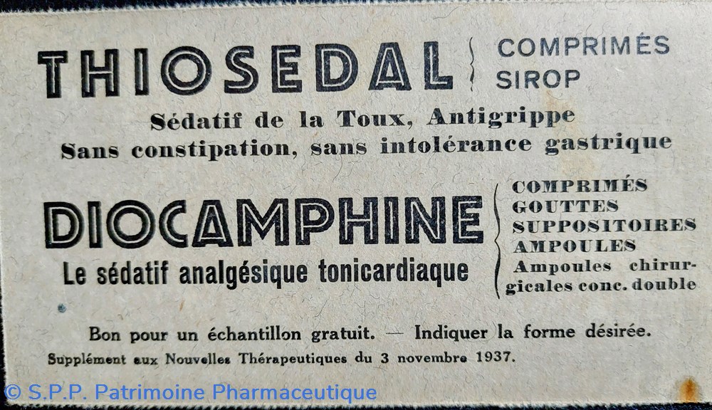informatique m borne lab thiosedal et diocamphine